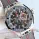 swiss replica HUBLOT Big Bang UNICO Ferrari grey case  leather strap watch (7)_th.jpg